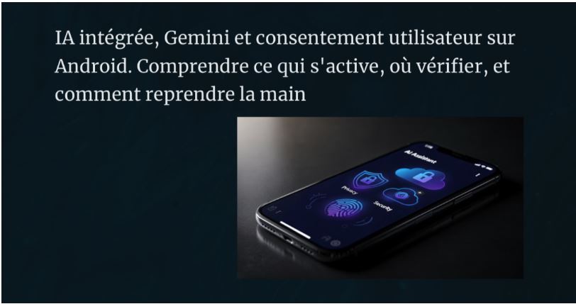 L'activation de Gemini Assistant sans consentement utilisateur sur Android 